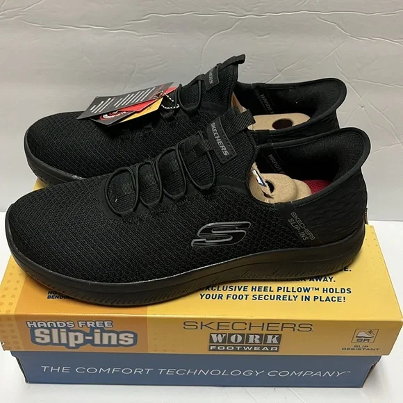 NWT Skechers Work Slip-in Shoes Men’s 10.5 - Picture 3 of 7